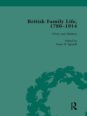 cover image of British Family Life, 1780–1914, Volume 3